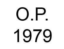 O.P. 1979 di OTTONELLO PAOLO